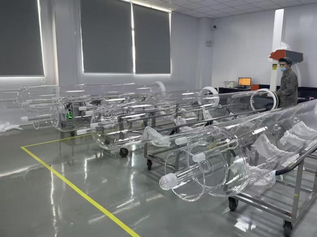 Customized quartz glass tubes with different diameters and wall thicknesses
