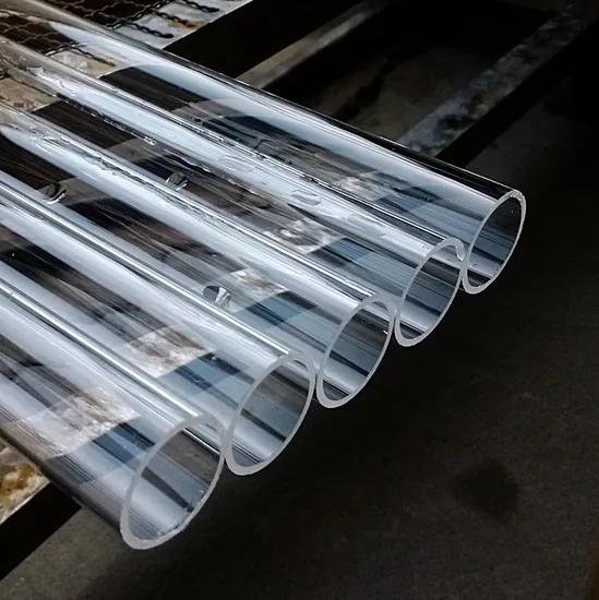 Customized quartz glass tubes with different diameters and wall thicknesses