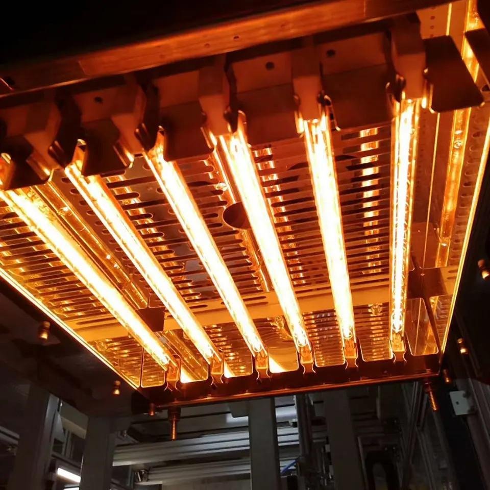 Quartz glass tube used in industrial heating equipment and high temperature systems