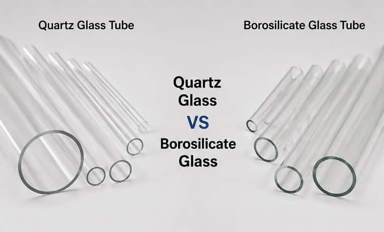 Quartz glass tube vs borosilicate glass tube comparison